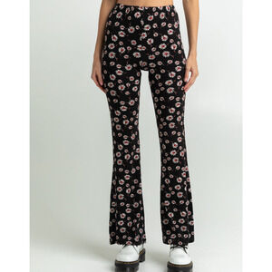 Tilly's Sky & Sparrow Daisy Print Flare Pants Size XS